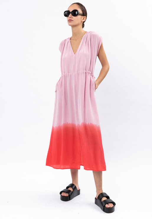Religion Peridot Dress Dip Dye Zephyr Pink