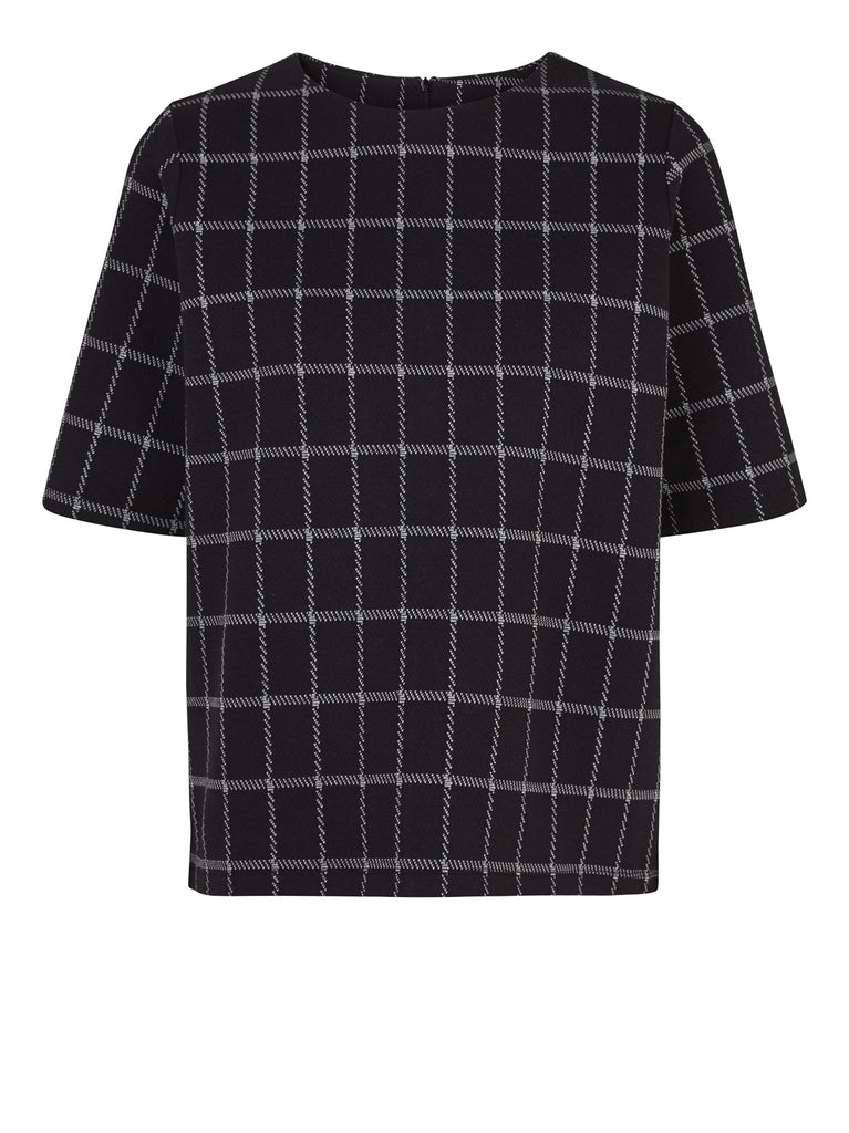 JUST FEMALE Merlis Short Sleeve check Classic Top