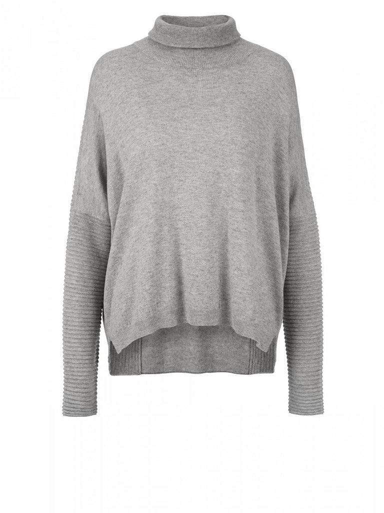 JUST FEMALE Carla Roll Neck Jumper Toasted Nut