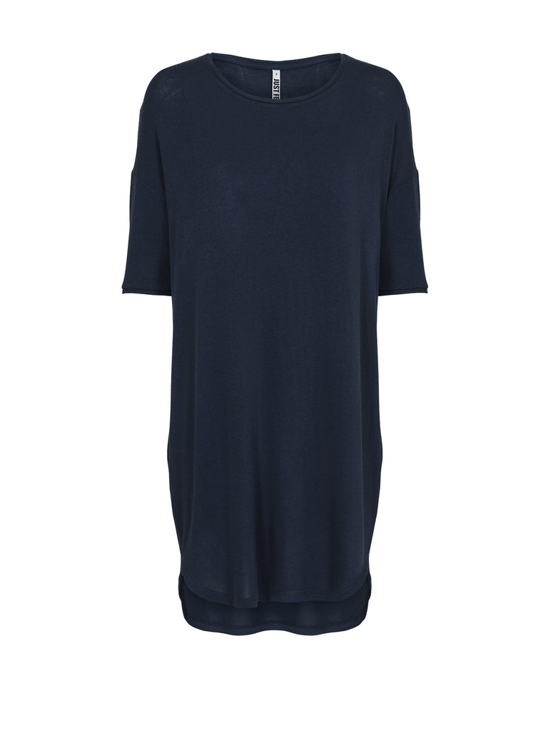 JUST FEMALE Odella Long Length & mid Sleeve Tunic Navy